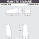 Накладной светильник Fumagalli 1A3.000.000.AXZ1L Mamete