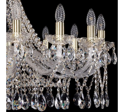 Подвесная люстра Bohemia Ivele Crystal 1413/16/360/G 1413 Подвесная люстра Bohemia Ivele Crystal 1413/16/360/G 1413