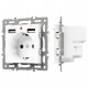 Розетка с заземлением и 2хUSB type A, без рамки Arlight 43733 SCT