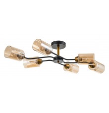 Люстра на штанге Escada 1131/6P Black/Gold Vertigo