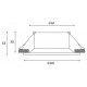 Встраиваемый светильник Hesby Lighting HSBL_0102 Glow