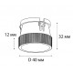 Кольцо декоративное Italline Ring Danny crystal Danny