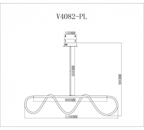 Светильник на штанге Moderli V4082-PL TRUE Светильник на штанге Moderli V4082-PL TRUE