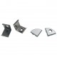 Набор заглушек и скоб для профиля Uniel UL-00000626 UFE-N06 SILVER A POLYBAG