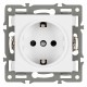 Розетка с заземлением и со шторкой, без рамки Arlight 043730 SCT