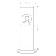 Наземный низкий светильник Feron 51332 DH1303