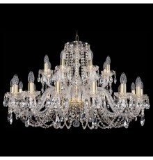 Подвесная люстра Bohemia Ivele Crystal 1402/16+8/360/G 1402