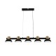 Подвесной светильник Indigo 11059/5PL Black Traforo