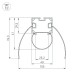 Профиль подвесной Arlight 036343 ARH-POWER
