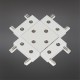Соединитель X-образный для треков накладных Aployt APL.0181.10.06 Magnetic track 48