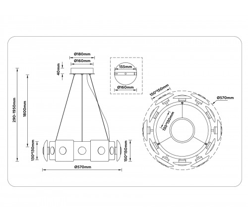Подвесной светильник Ambrella Light LH31021 LH Подвесной светильник Ambrella Light LH31021 LH