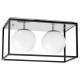 Накладной светильник LUMINA DECO LDC 8060-2 CHR+BK