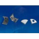 Набор заглушек и скоб для профиля Uniel UL-00000626 UFE-N06 SILVER A POLYBAG