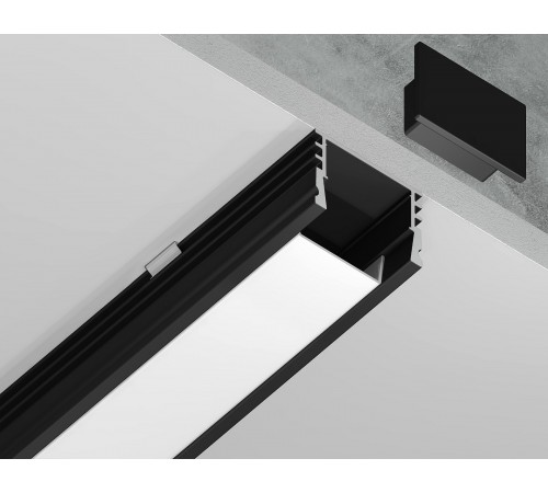 Профиль накладной Ambrella Light GP1750BK GP Профиль накладной Ambrella Light GP1750BK GP
