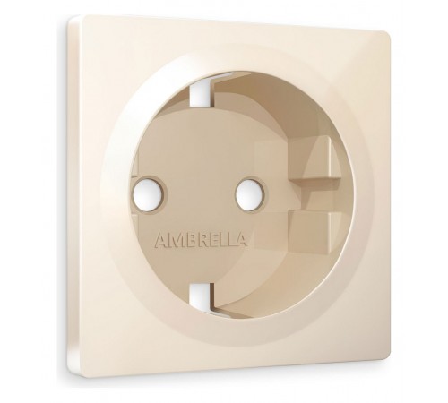 Накладка для розетки с заземлением Ambrella Volt AP3060 Quant Накладка для розетки с заземлением Ambrella Volt AP3060 Quant
