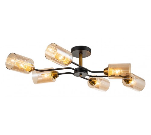Люстра на штанге Escada 1131/6P Black/Gold Vertigo Люстра на штанге Escada 1131/6P Black/Gold Vertigo