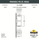 Светильник на штанге Fumagalli 3A7.003.000.WXU2L Franca 90