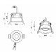 Встраиваемый светильник iLedex 107-7W-D64-4000K-24DG-BK Mars