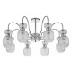 Люстра на штанге Escada 1141/8PL Chrome/Clear Gloss