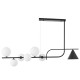 Светильник на штанге LUMINA DECO LDP 7036-7 BK+WT AMADEO