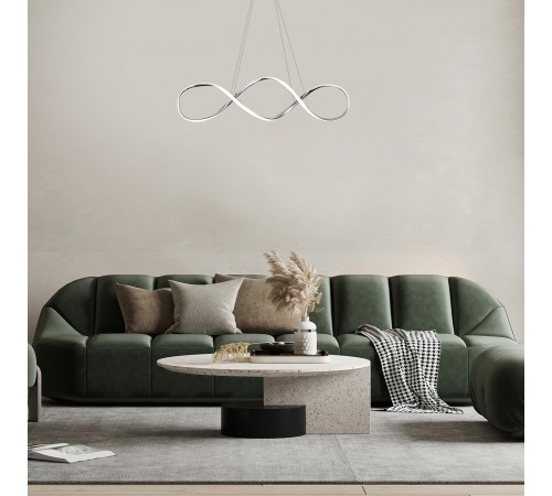 Подвесной светильник Escada 10236/1LED Chrome Knot Подвесной светильник Escada 10236/1LED Chrome Knot