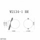 Бра iLamp W2134-1 BR Golden