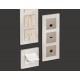Рамка на 3 поста Ambrella Volt AF930303 Grand