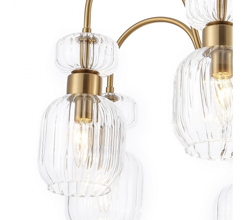 Люстра на штанге Escada 1141/8PL Clear Gloss Люстра на штанге Escada 1141/8PL Clear Gloss