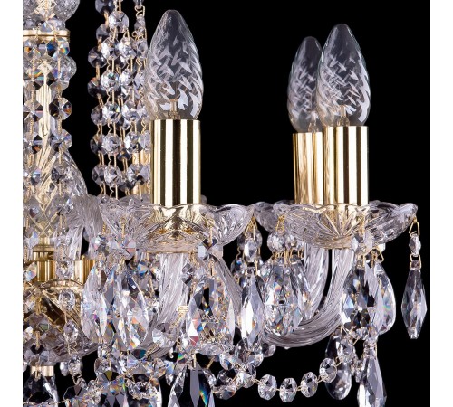 Подвесная люстра Bohemia Ivele Crystal 1402/8/160/G 1402 Подвесная люстра Bohemia Ivele Crystal 1402/8/160/G 1402
