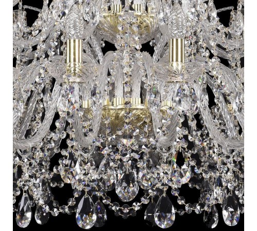 Подвесная люстра Bohemia Ivele Crystal 1411/16+8/360/2d/G 1411