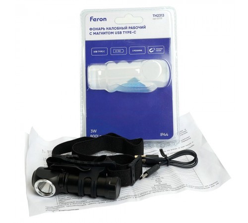 Фонарь налобный Feron 51119 TH2313 Фонарь налобный Feron 51119 TH2313