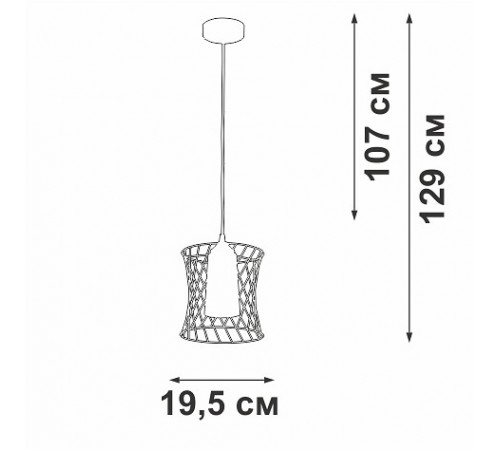 Подвесной светильник Vitaluce V2844-1/1S V2844 Подвесной светильник Vitaluce V2844-1/1S V2844