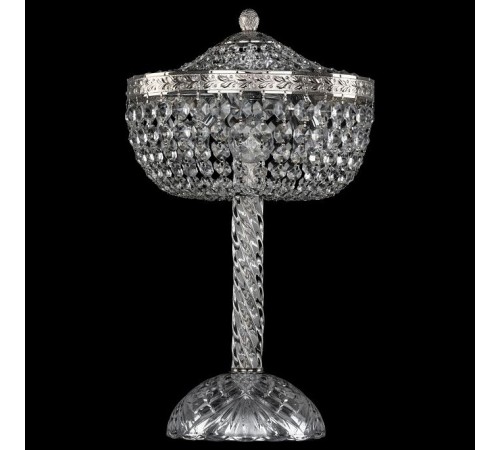 Настольная лампа декоративная Bohemia Ivele Crystal 19111L4/25IV Ni 1911 Настольная лампа декоративная Bohemia Ivele Crystal 19111L4/25IV Ni 1911