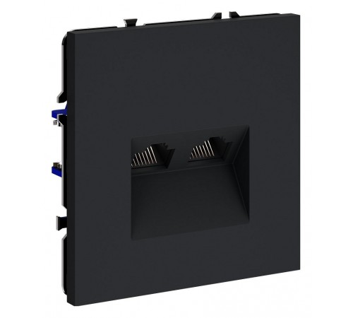 Розетка двойная Ethernet RJ-45 без рамки Voltum VLS060207 S70 Розетка двойная Ethernet RJ-45 без рамки Voltum VLS060207 S70