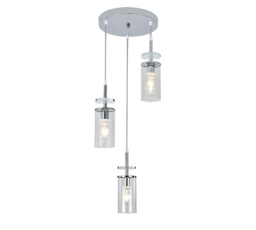 Подвесной светильник Escada 10191/3 Chrome AVOLTO Подвесной светильник Escada 10191/3 Chrome AVOLTO