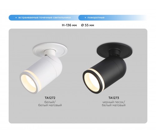 Встраиваемый светильник на штанге Ambrella Light TA1273 TA