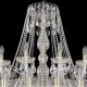 Подвесная люстра Bohemia Ivele Crystal 1411/24+12/460/G 1411