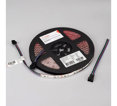Лента светодиодная Arlight 042906 A120 RGB 24V 8mm 12 W/m IP20-IP67
