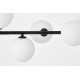 Светильник на штанге LUMINA DECO LDP 7036-7 BK+WT AMADEO