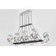 Подвесная люстра LUMINA DECO LDP 9110-8-PR BK+CHR MARSEO