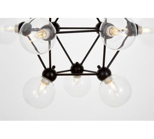 Подвесная люстра LUMINA DECO LDP 160N-12 BK+PR Zodiak Подвесная люстра LUMINA DECO LDP 160N-12 BK+PR Zodiak
