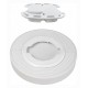 Накладной светильник iLedex 5551-24W-D160-3/4/6K-WH Mercury