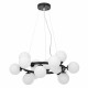 Подвесная люстра LUMINA DECO LDP 6033-15 BK MARSIADA