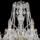 Подвесная люстра Bohemia Ivele Crystal 1411/16+8/360/2d/G 1411