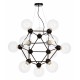 Подвесная люстра LUMINA DECO LDP 160N-12 BK+PR Zodiak