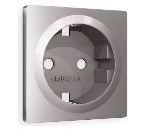 Накладка для розетки с заземлением Ambrella Volt AP5060 Quant Накладка для розетки с заземлением Ambrella Volt AP5060 Quant