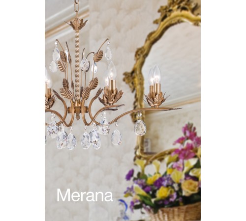 Подвесная люстра Arti Lampadari Merana E 1.1.8 AG Merana Подвесная люстра Arti Lampadari Merana E 1.1.8 AG Merana