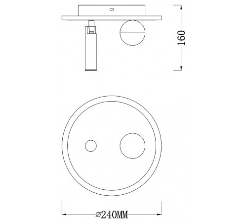 Накладной светильник Escada 20022SMA/01LED SWH 20022LED Накладной светильник Escada 20022SMA/01LED SWH 20022LED