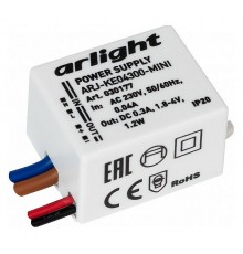 Блок питания с проводом Arlight 030177 ARJ