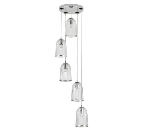 Подвесной светильник Indigo 11046/5P Chrome Lucido Подвесной светильник Indigo 11046/5P Chrome Lucido